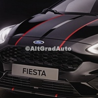 Benzi decorative capota negru mat Ford Fiesta Mk 9 1.0 EcoBoost