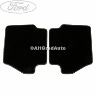 Set covorase spate, velur negru Ford Fiesta MK 8 1.0