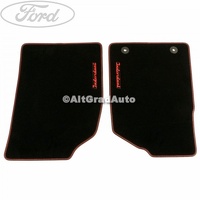 Set covorase fata, velur negru logo Individual negru Ford Ka 2 1.2