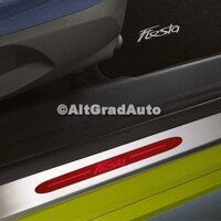 Set ornament prag fata iluminat logo Ford 3 usi Ford Fiesta Mk 7 1.25