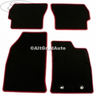 Set covorase fata si spate velour infra red ebony Ford Fiesta Mk6 Facelift 1.25 16V