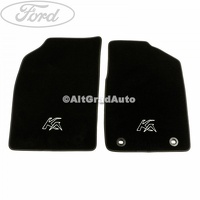 Set covorase fata, velur negru logo Ka 09/2008-12/2012 Ford Ka 2 1.2