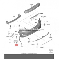 Deflector pietre bara spate dreapta Ford Fiesta Mk 9 1.0 EcoBoost