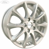 Janta aliaj 16 inch, 10 spite sparkle silver Ford Focus 3 1.0 EcoBoost